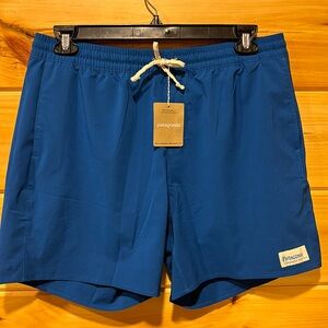 Patagonia Hydropeak volly short Men’s New with tags SZ large color Endless blue